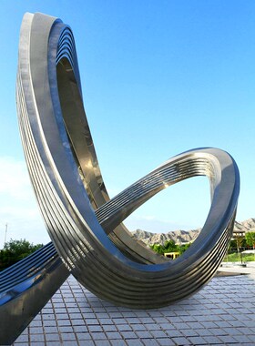 大型广场不锈钢景观雕塑户外艺术品创意摆件园林公园地标建筑塑像