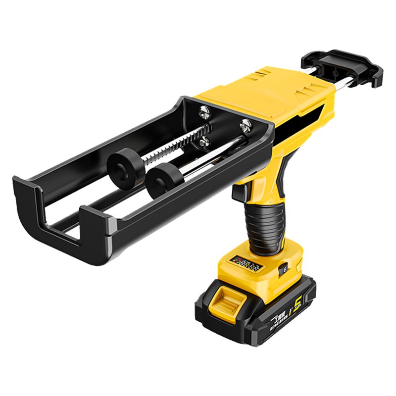 电动美缝胶枪双管全自动打胶机省力专用枪美缝剂施工工具打胶神器