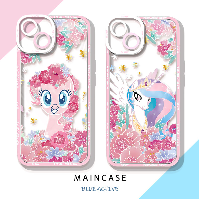 适用于苹果iphone15promax手机壳16pro小马宝莉17pro可爱13mini碧琪14plus柔柔11透明壳12pm硅胶软壳xs全包6s