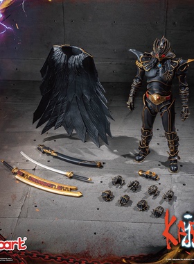 YOLOPARK鸦KARAS AMKPRO乙羽鸦新生可动手办人偶忍者武士模型摆件