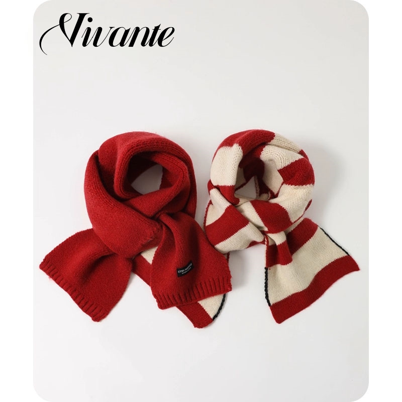 澳洲儿童围巾冬季宝宝新年红色针织围脖婴儿过年圣诞脖套男女护颈