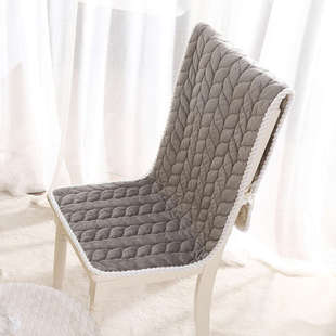 日式餐桌椅子套罩 凳子连体坐垫餐椅一体垫 办公椅套高背矮背家用