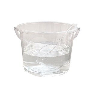 漆扇桶专用水桶家用储水洗衣手提小水桶学生宿舍S透明带盖加厚塑
