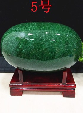 包邮风水黄色石头黄蜡石绿碧玉摆件奇石原石客厅桌W面高档摆放装