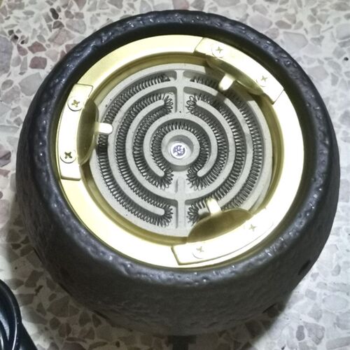 110V伏陶瓷复k古黑晶炉温茶器烧水泡茶电路丝加热家用小电炉煮茶
