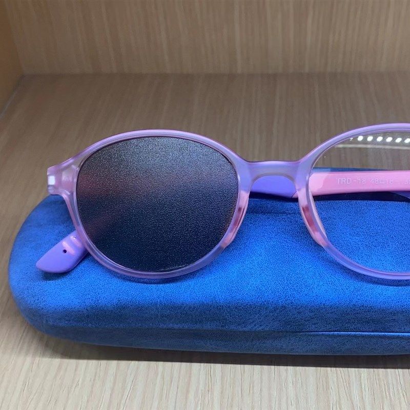 弱视遮光眼膜全遮盖儿童斜v视弱视训练独眼遮挡单眼罩眼镜罩遮眼