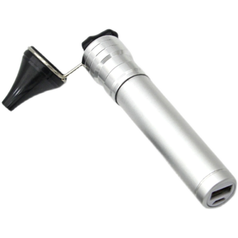 阿昌耳业银色金属手握灯加长可充电挖耳勺专业掏耳朵采耳工具套装