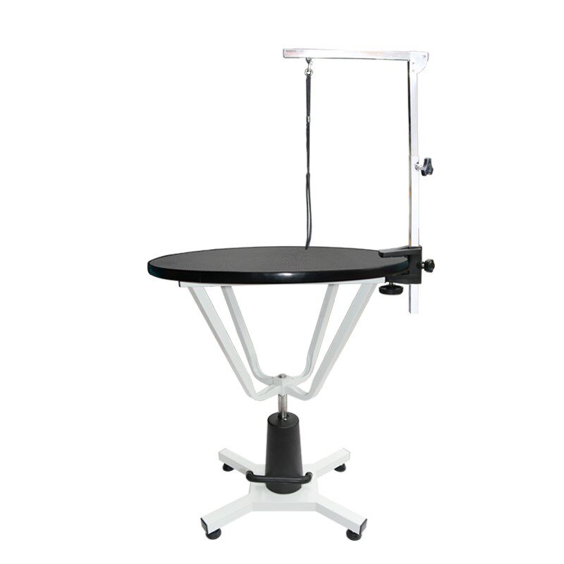 春舟液压圆形旋转升降台宠物店猫狗泰迪比熊修剪毛美容桌美容台