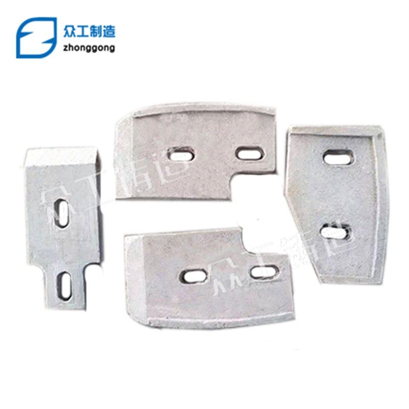 搅拌机叶片混凝土配件JS500型强制混凝搅拌站搅拌叶片刮板