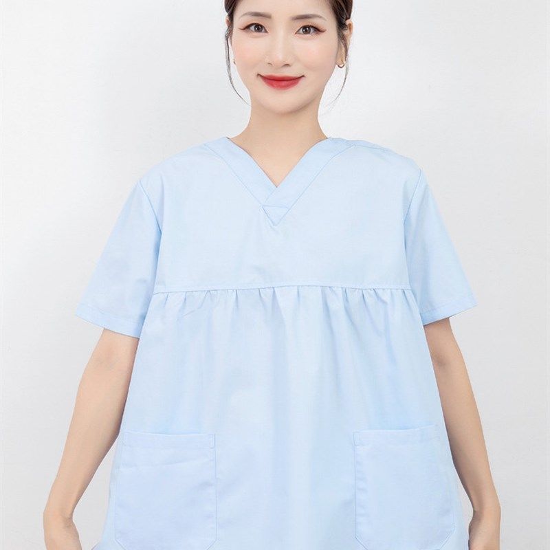 孕妇专用洗手衣女夏季薄款工作服短袖套装医院医生护士服手术衣服