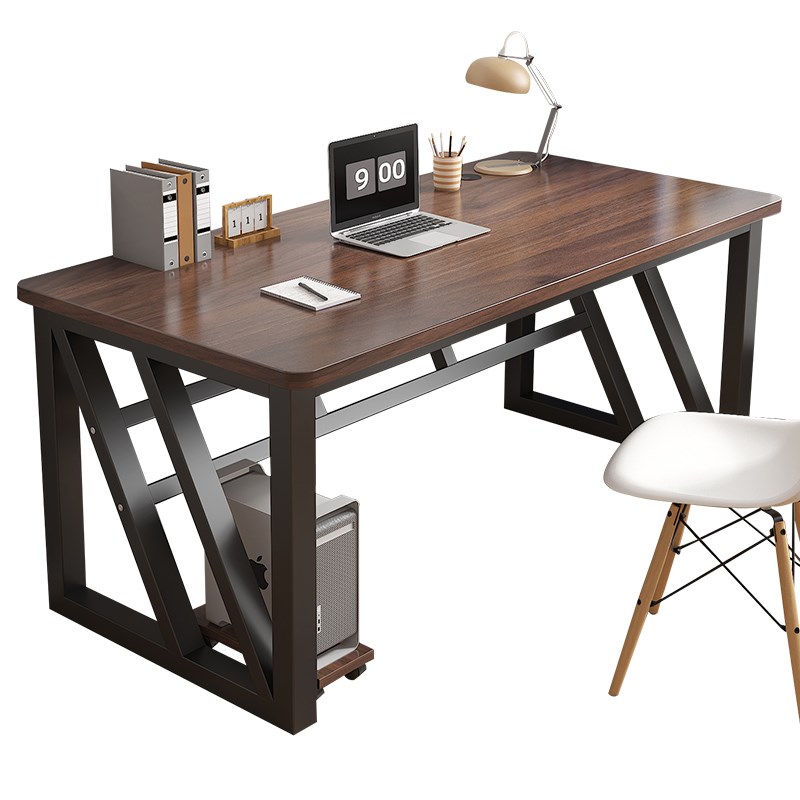 电脑桌台式实木书桌学生家用写字桌长条办公桌工作台电竞桌小桌子
