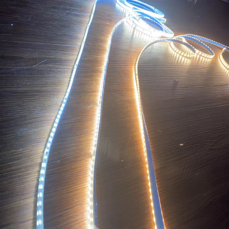 220v高亮led软灯带背景墙线条灯线槽装饰自粘楼梯展柜贴片灯条带