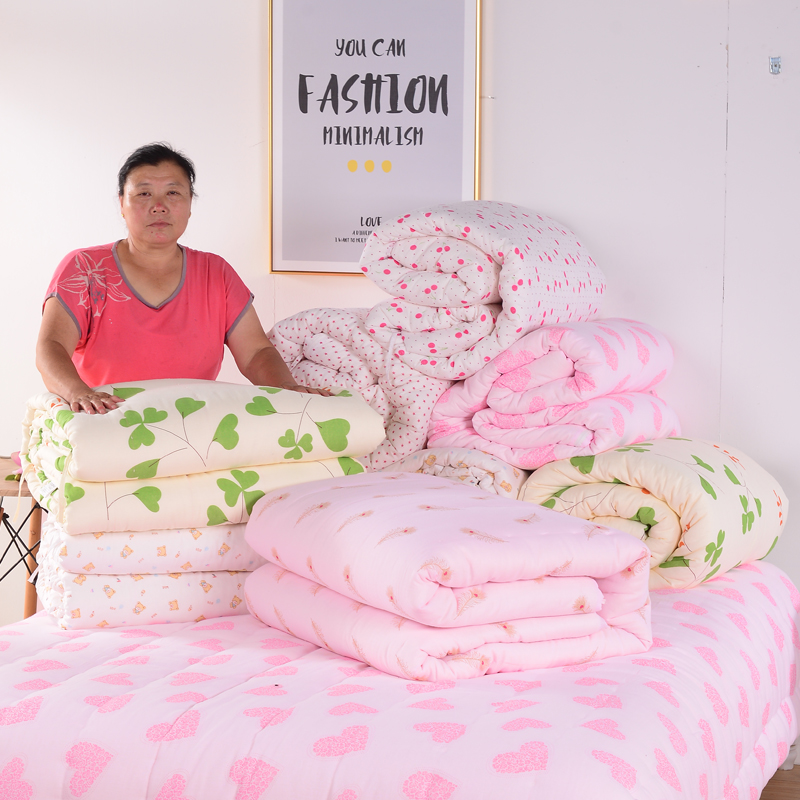 定做山东手工棉被棉花被子床垫y被芯加厚单人双人垫被褥子春秋冬