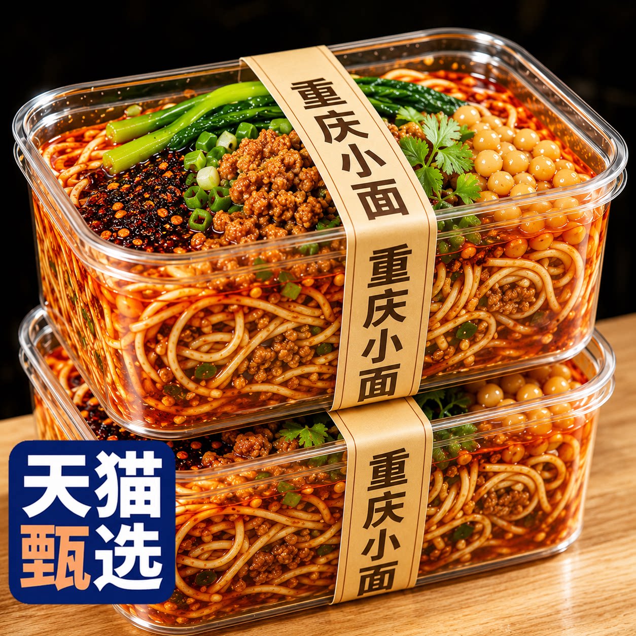 正宗重庆小面私房牛肉面桶装整箱现货麻辣泡面非油炸方便寝室速食