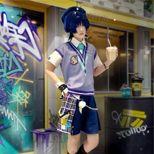 现货现货升级款原神cos服装流浪者散兵mega联动限时直售套装校服