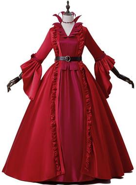 现货第五人格cos服红夫人cos服玛丽女王欧风洋装儿童cospaly服装