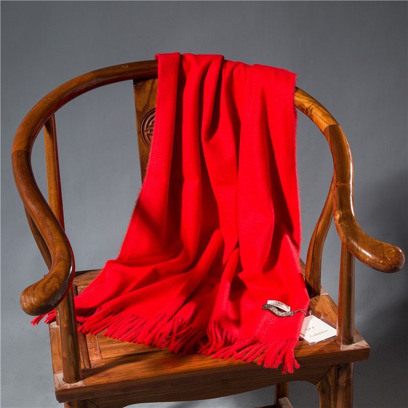 进击的巨人cos三笠围巾保暖动漫角色扮演披肩围脖冬季红围巾通用