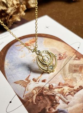 量子纠缠项链设计仿欧泊