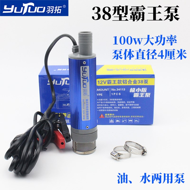 速发1型4王泵电动抽油泵82v2霸v迷你型柴油泵大功率电动加油