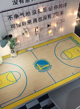 速发A海报粘场面板勇士湖人墙贴纸自主学生宿舍卧室墙地装饰壁纸