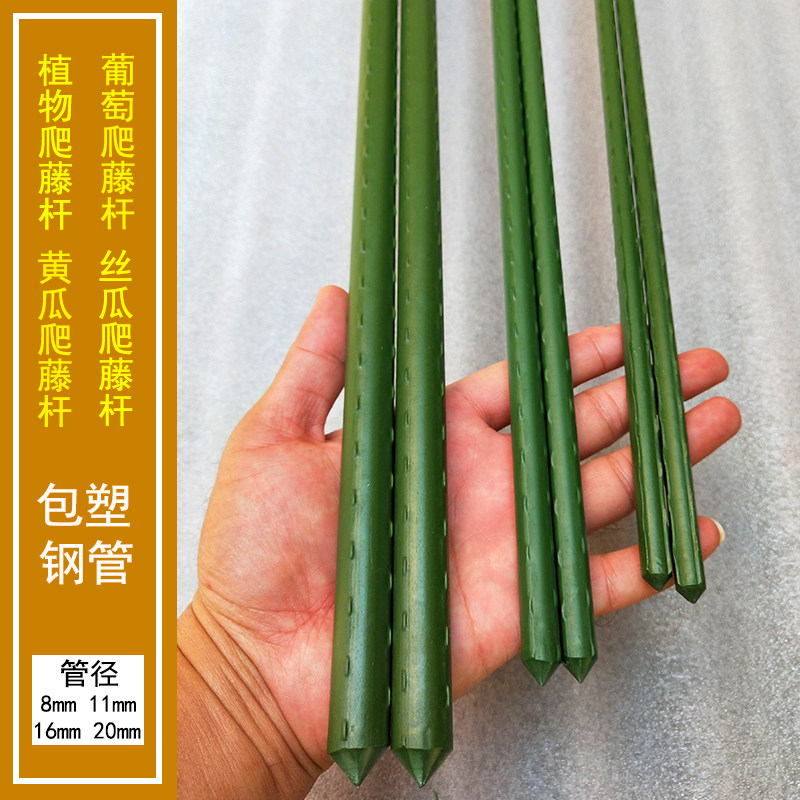 速发黄园番茄葡萄爬藤架支包塑钢管杆菜瓜支架爬藤花架园艺花卉支
