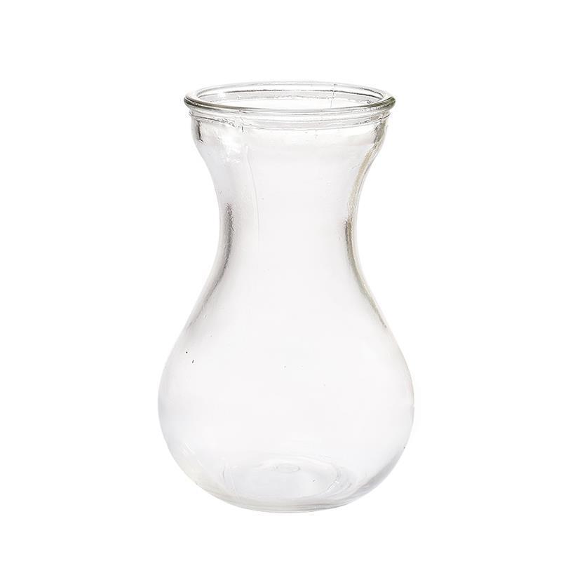 速发花信子简约玻璃花瓶透明风盆客厅培内鱼缸圆形水室水培植物器