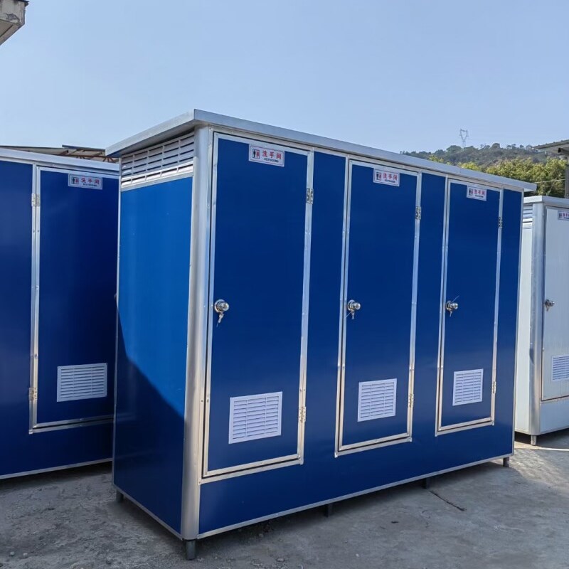速发彩钢小厕所户外卫生间一体式房可移动卫生间景区室外移动厕所