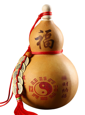 速发开口特大葫芦五钱挂件真胡芦门口卧室带盖八卦葫芦摆件