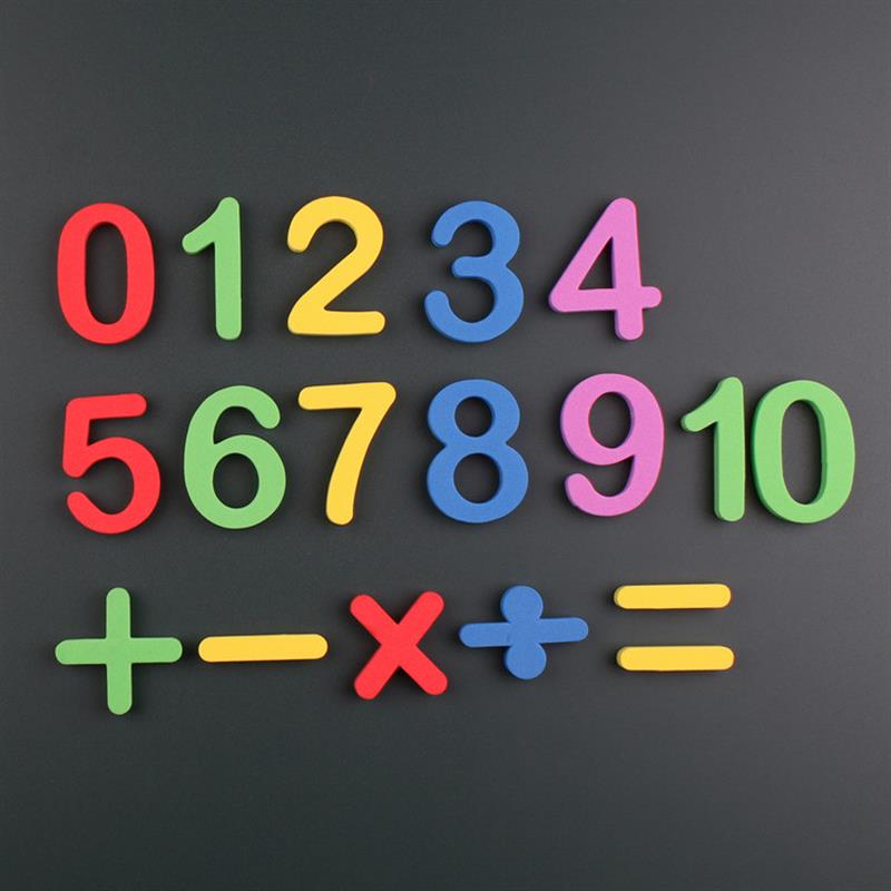 速发数字冰字儿磁铁磁性墙膜磁铁英文箱母贴贴童创意磁铁贴