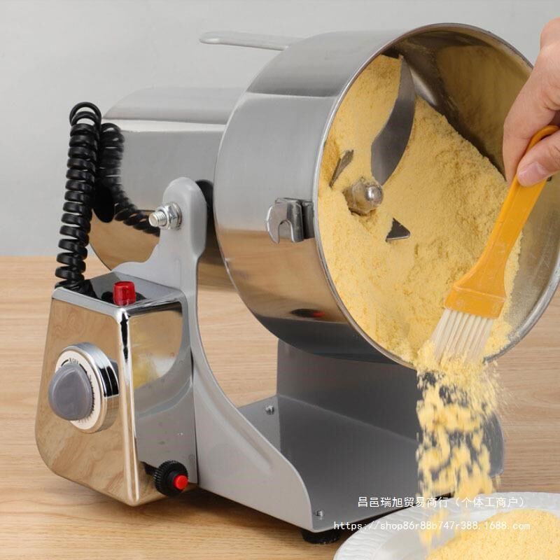 速发电动打磨机研磨干湿两用打粉机磨面机粉碎机干粉药材破壁家用