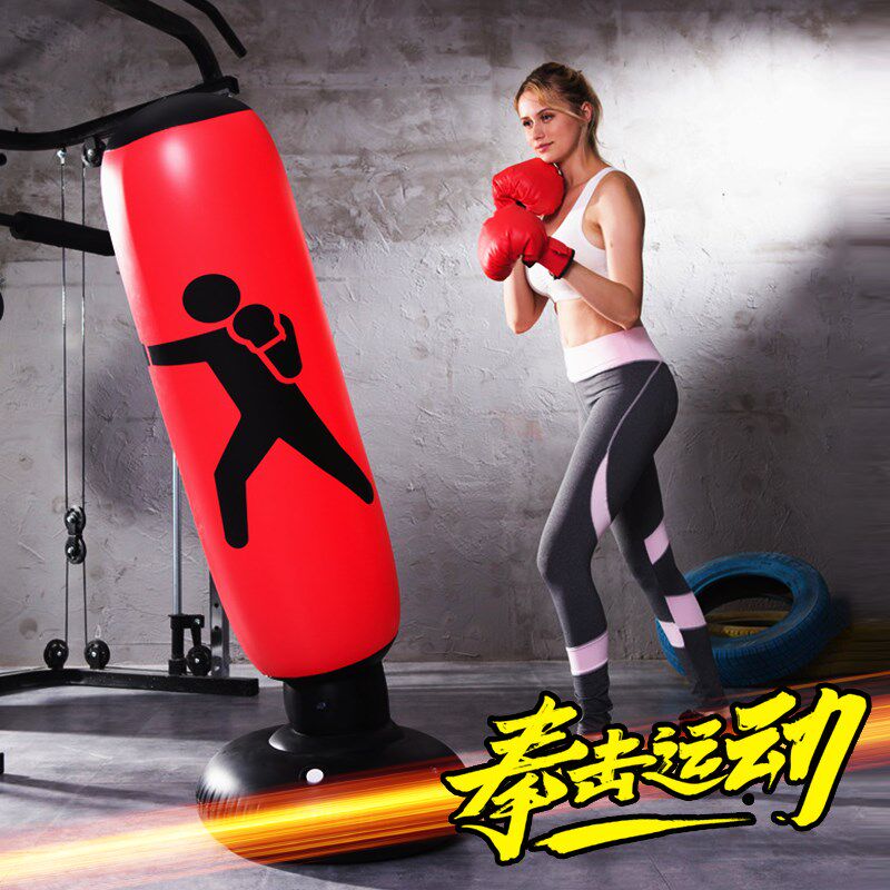 速发立童不充翁家用沙袋儿式倒气散打拳击手套套装跆拳道训练健身