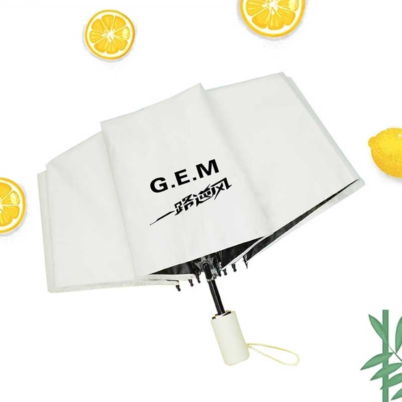 速发GEM 邓紫棋 一路逆风晴雨伞太伞遮伞折叠黑胶伞