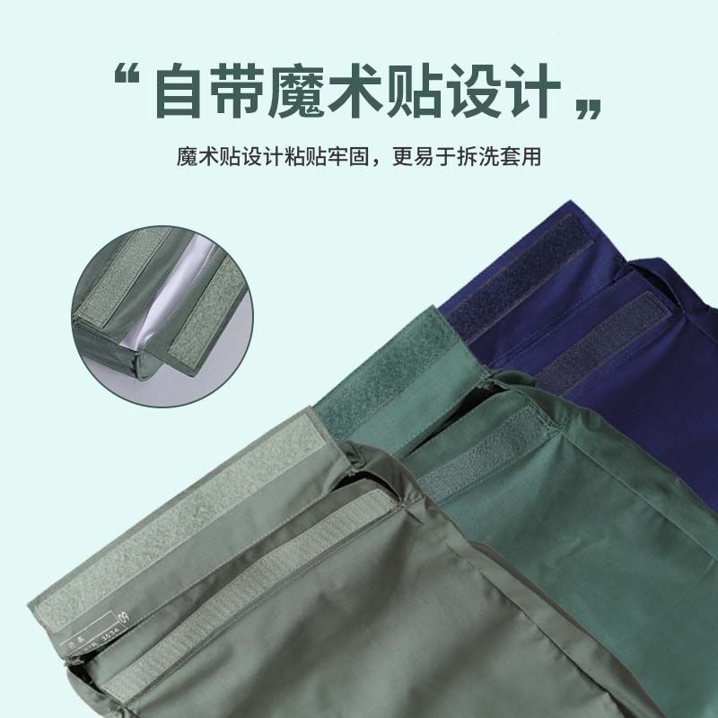 速发训准枕头套军绿色学生军标宿舍橄榄绿火焰蓝波浪枕芯专用枕套