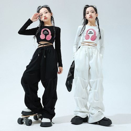 速发孩爵士舞服装j少azz儿T台走秀服装服装街舞演出舞蹈练功服