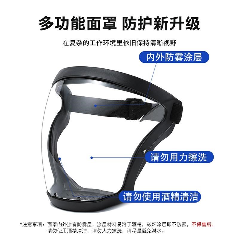 速发护目镜劳保防飞溅防尘不起雾全脸面罩防风防护透明打磨防护镜