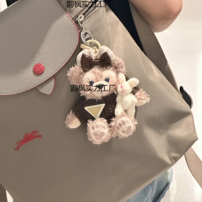 速发秋级甜脸玫玫车件可装汽挂扣爱饰挂饰
