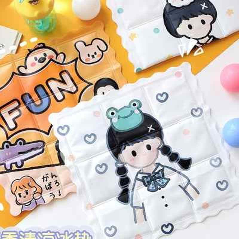 速发夏气学生椅子冰坐电脑c降温免注水凝胶办公室汽车透季垫垫冰