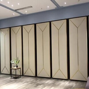 速发酒店活隔高动断墙饭店包会宴厢厅办公会议室移动折叠隔音门板