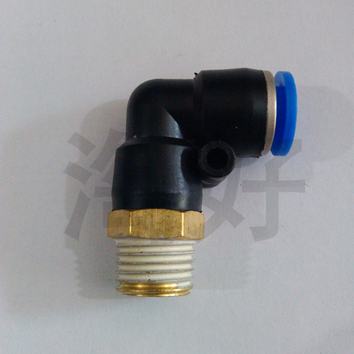 气动快插PL8-02快速lPL4-M5气管PL6-01接头PL10-03螺纹弯通PL12-0