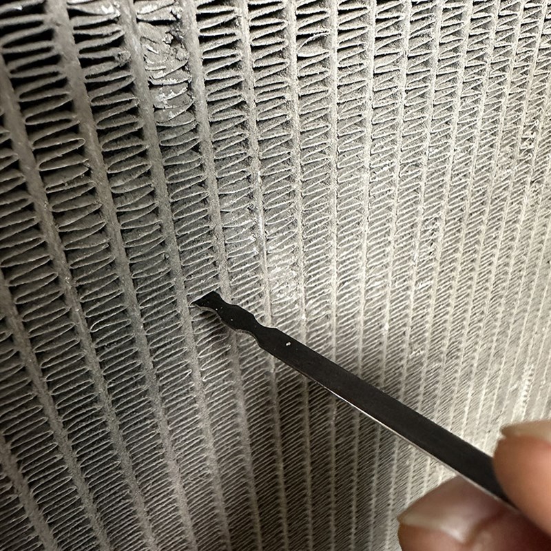 水箱散热片通条捅条尺修复x工具签子散热器铝片拨片冷凝器梳子
