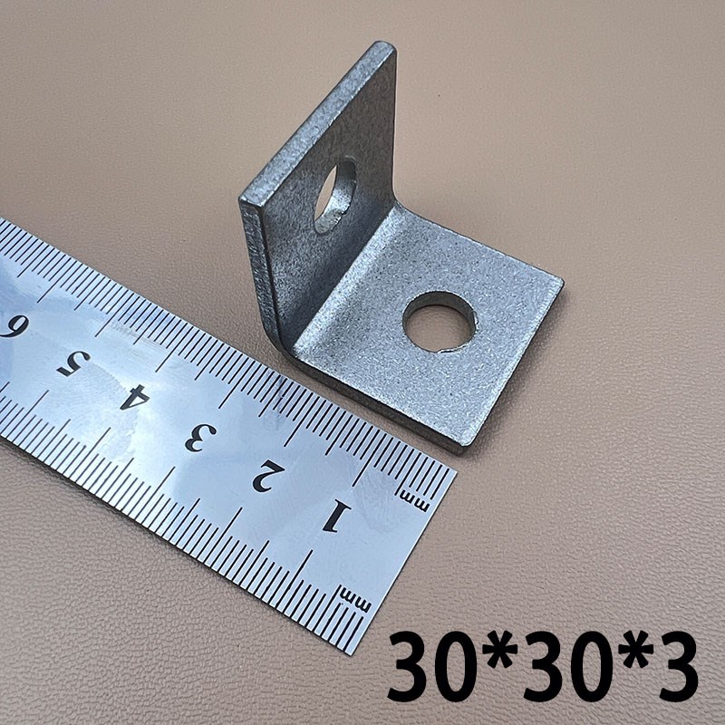 加厚不锈钢直角角h码30*30 40*40L型角码大理石干挂件幕墙固定连
