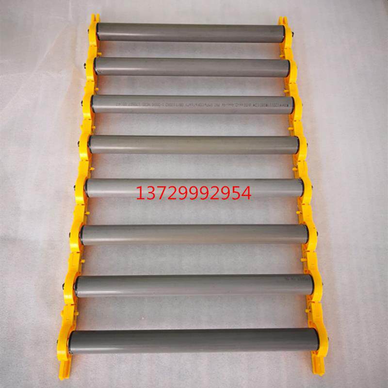 PVC滚筒输送梯 防水塑料辊筒条无动力货车装卸轻型线任意对接塑料