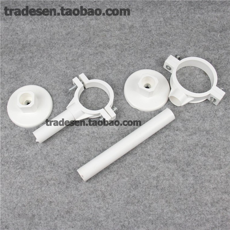 PVC长脚水管固定夹吊卡排水管延长管卡塑M料给水管抱箍管箍 管卡