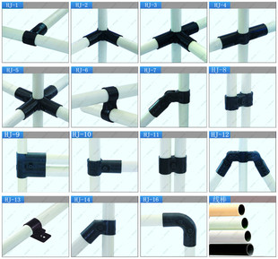 线棒接头钢塑复合精益管连接件工作台E货架配件28mm不锈钢圆管夹