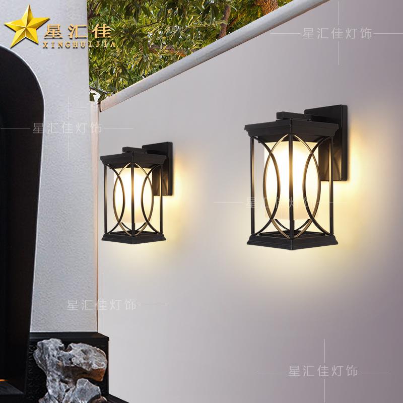 防水壁灯美式复古户外庭院阳台别墅大门柱子室外露台外墙花园走廊