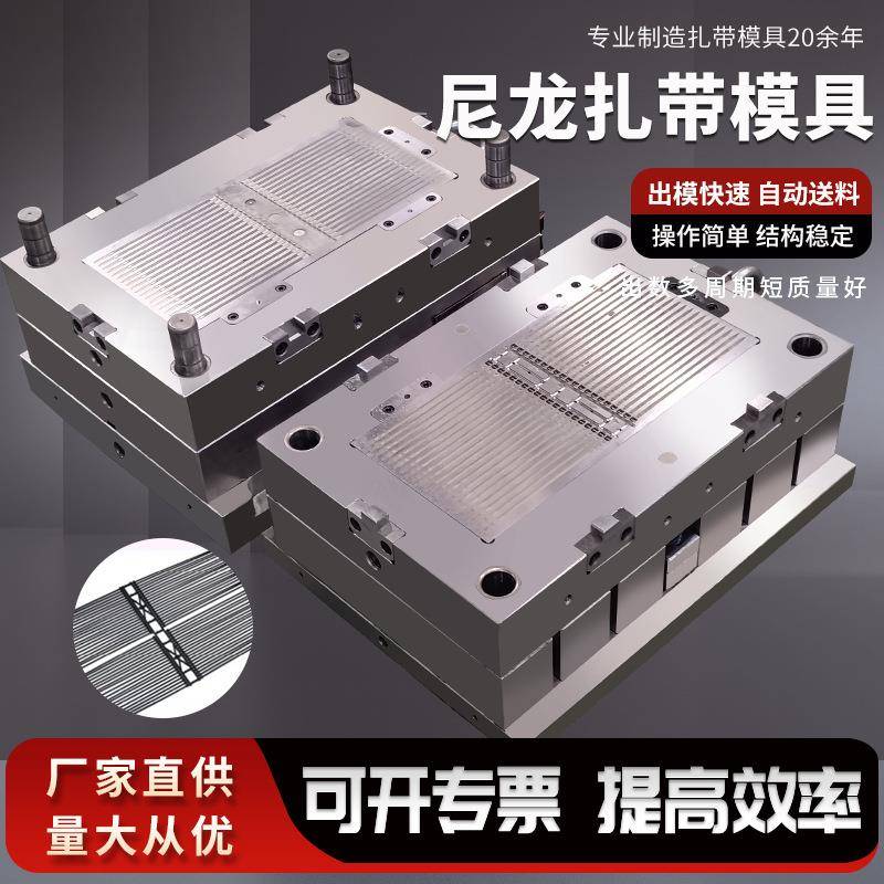 制造高精密汽车扎带模具各种高质量尼龙扎带模具扎带模具线卡