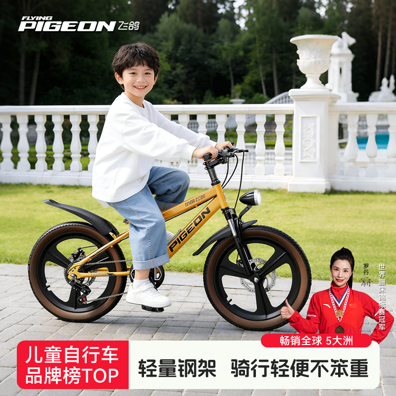 新款飞鸽儿童自行车男孩女孩3-4-6-8-10-12岁中大童学生山地单车,自行车/骑行装备/零配件,儿童自行车,淘宝优惠券,粉丝福利购,淘宝优惠卷