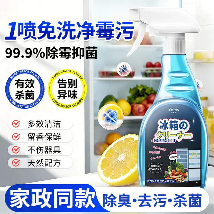 冰箱除味剂清洁剂去异味杀菌专用烤箱微波炉去污去霉斑霉菌清洗剂