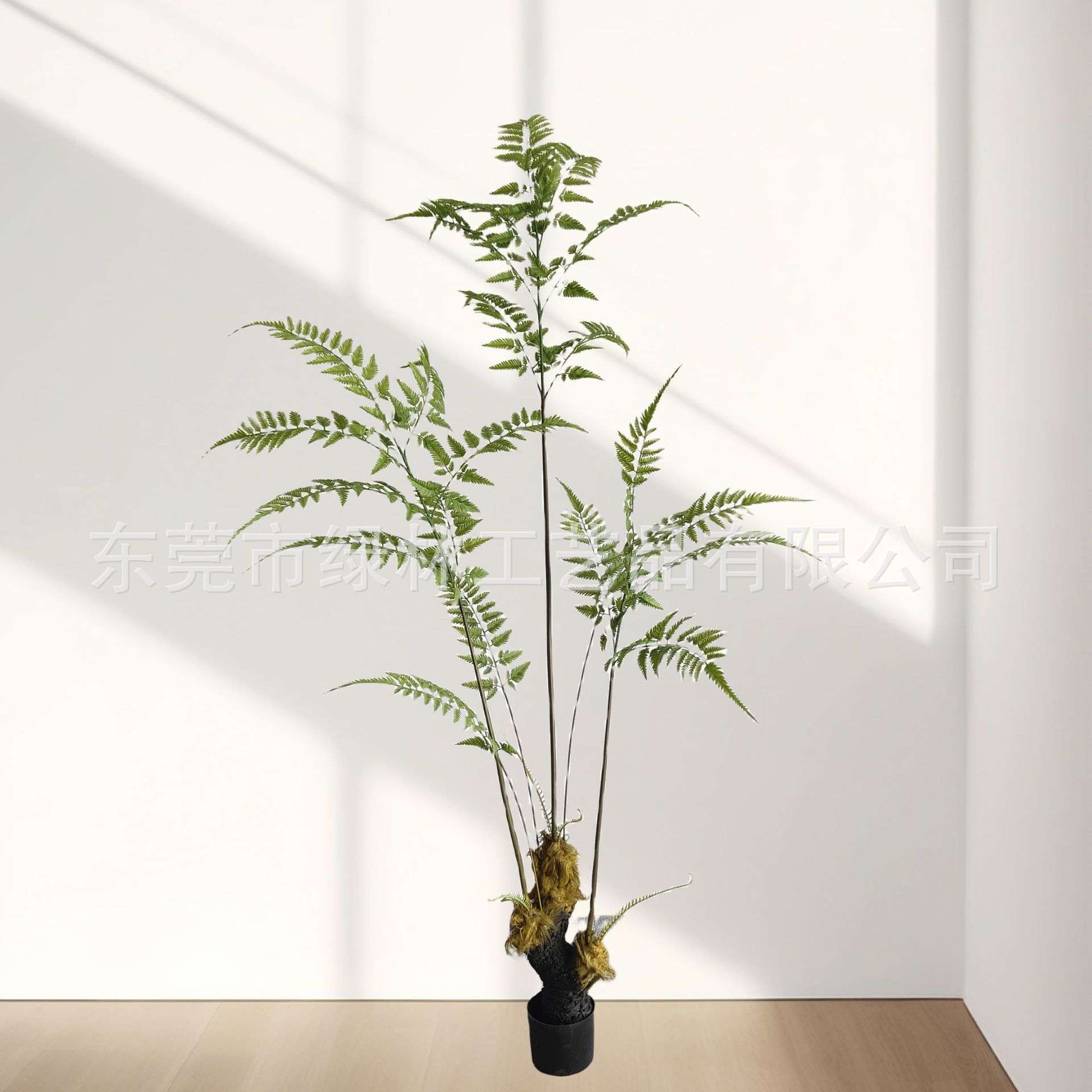 仿真猴头蕨 金丝蕨 蕨类新品室内装饰造景仿真绿植盆栽假植物