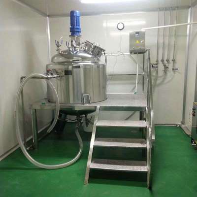 多功能实验蒸汽加热反应釜机械密封不锈钢开式高速搅拌夹层锅储罐